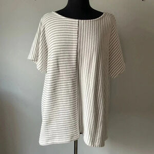 Mododoc | Short sleeve  Cotton Blend Top
